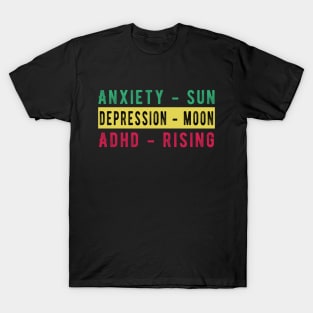 Mental illness chart T-Shirt